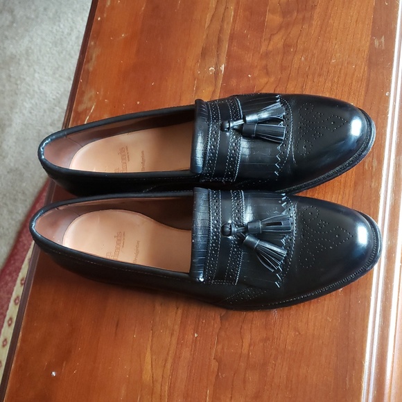 Allen Edmonds Black Tassel Loafers - Picture 1 of 4